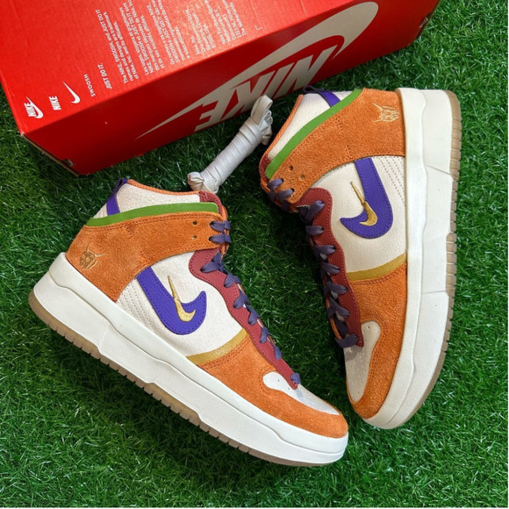 Nike Dunk Hi Up Premium Sail / Canyon Purple SEND OFFERS - Picture 3 of 6